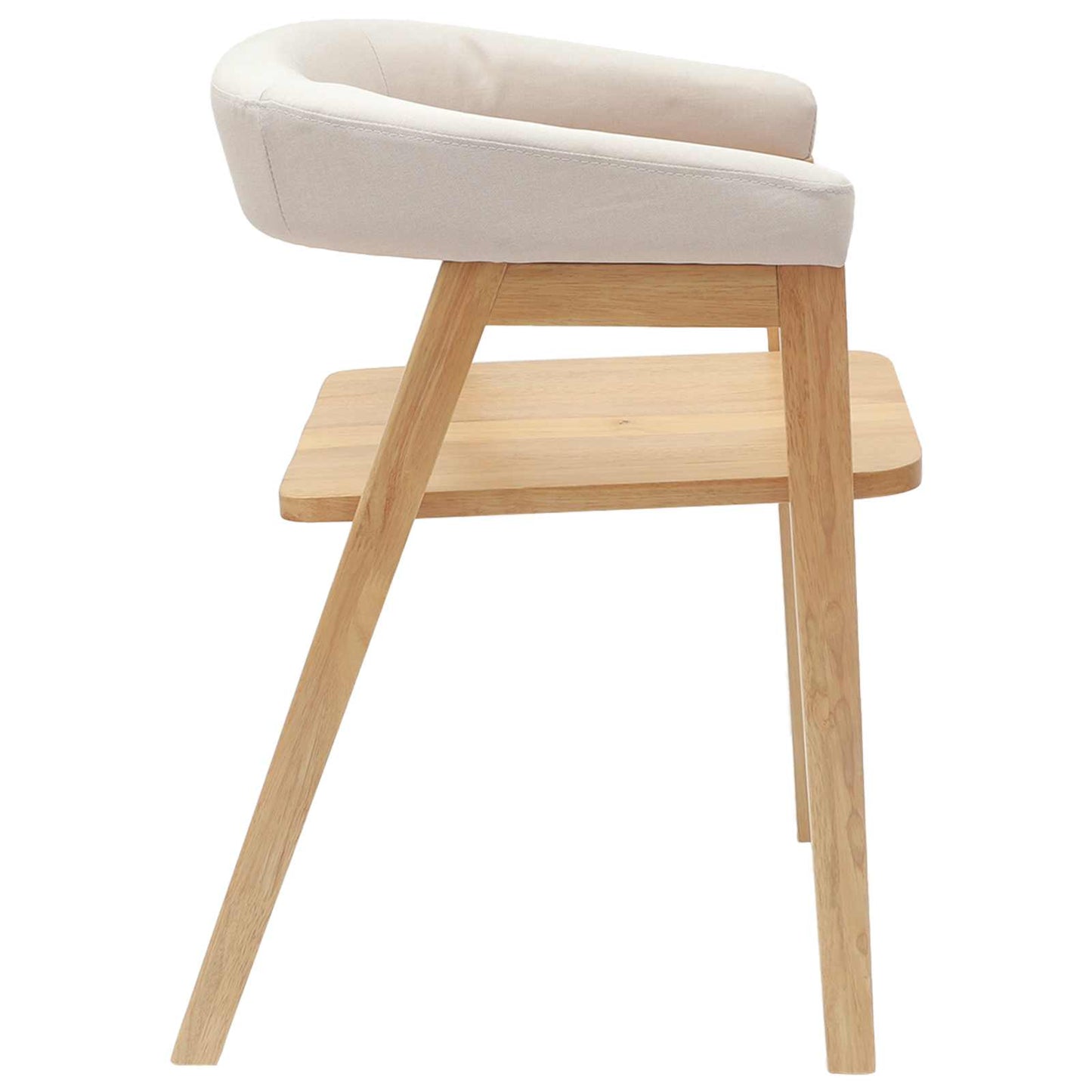 Eettafelstoelen 2 pcs Naturel 54 x 57 x 73 cm is nu te koop bij PeponiXL, paradijselijk wonen!