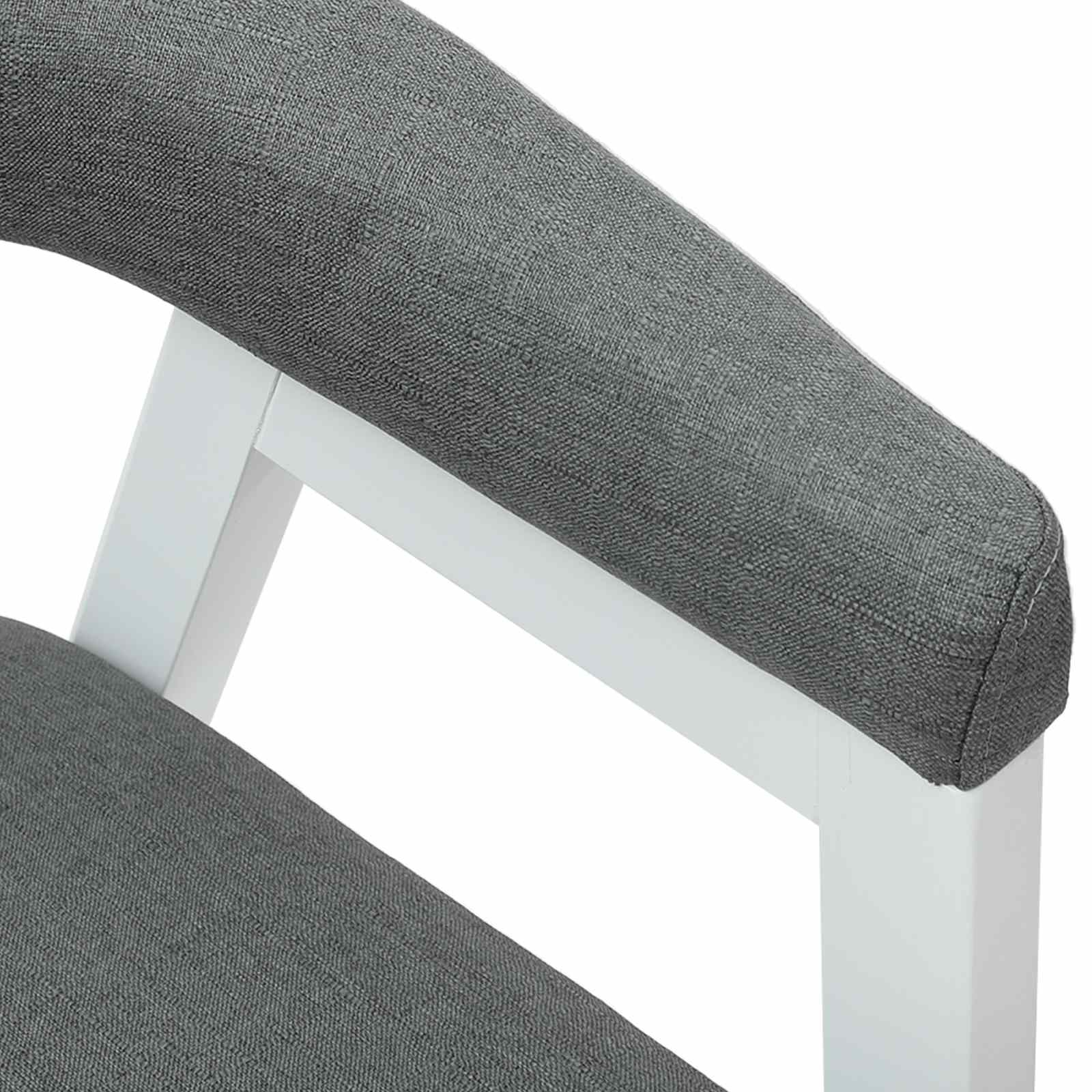 Eettafelstoelen 2 pcs Wit 54 x 57 x 73 cm Massief Rubberhout is nu te koop bij PeponiXL, paradijselijk wonen!