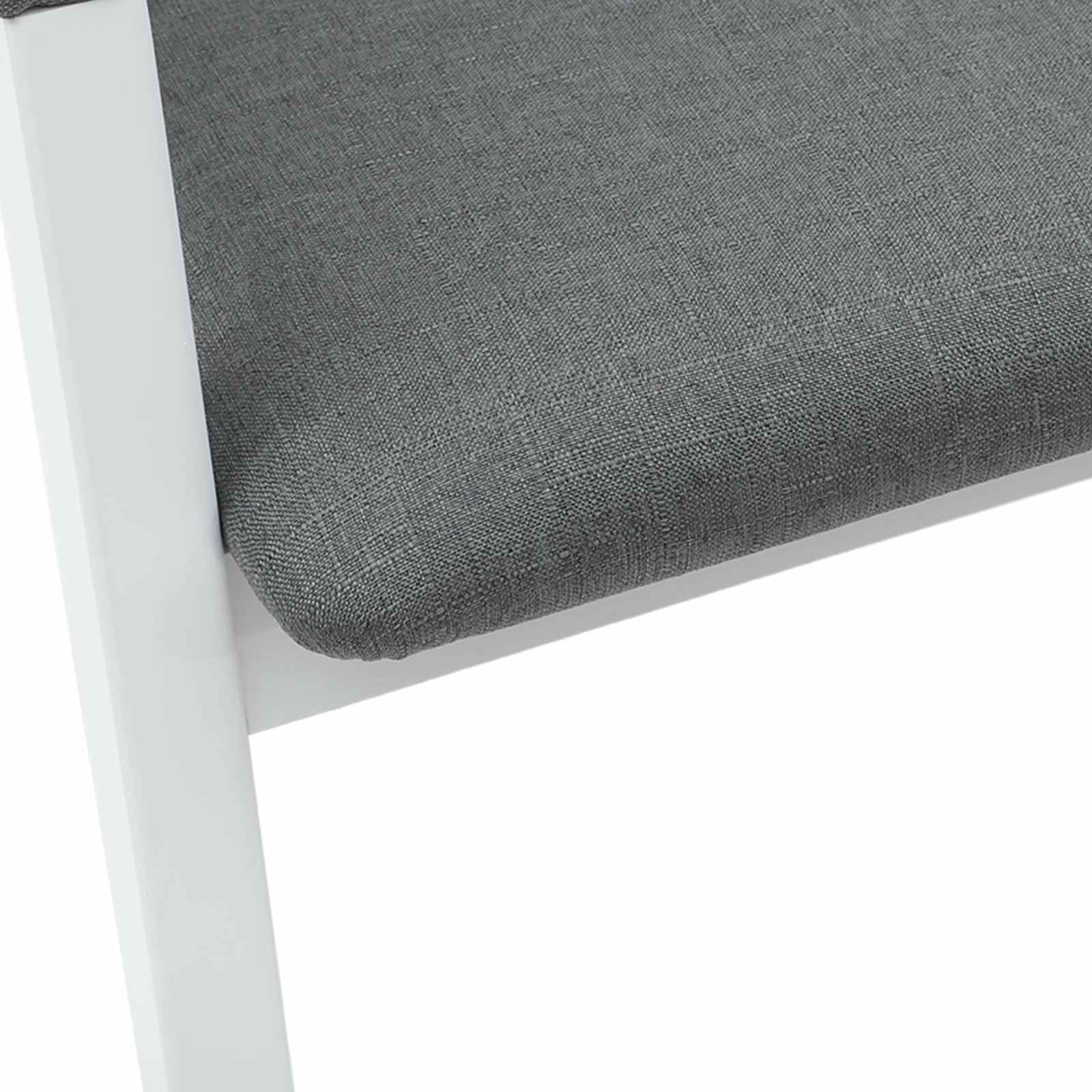 Eettafelstoelen 2 pcs Wit 54 x 57 x 73 cm Massief Rubberhout is nu te koop bij PeponiXL, paradijselijk wonen!