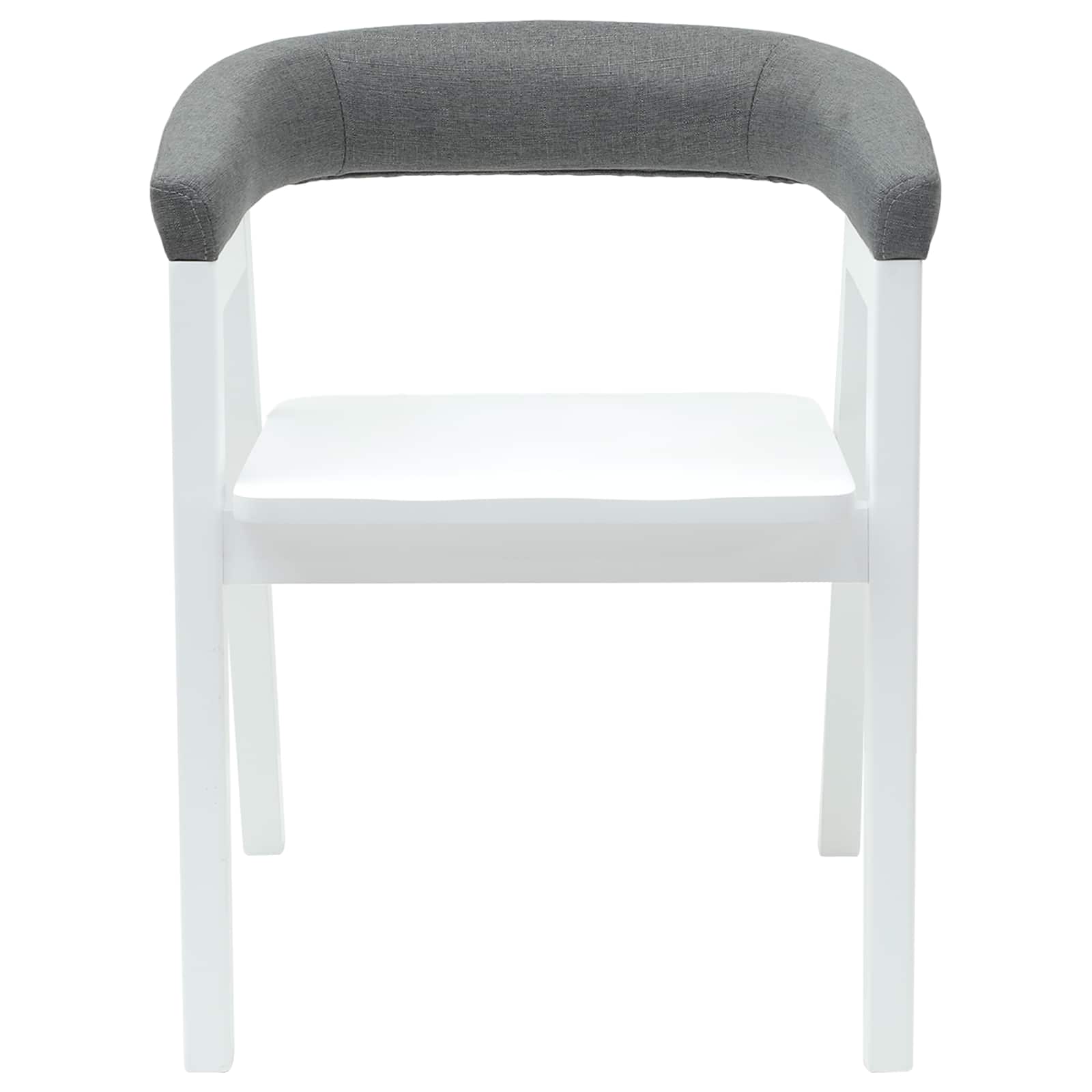 Eettafelstoelen 2 pcs Wit 54 x 57 x 73 cm Massief Rubberhout is nu te koop bij PeponiXL, paradijselijk wonen!