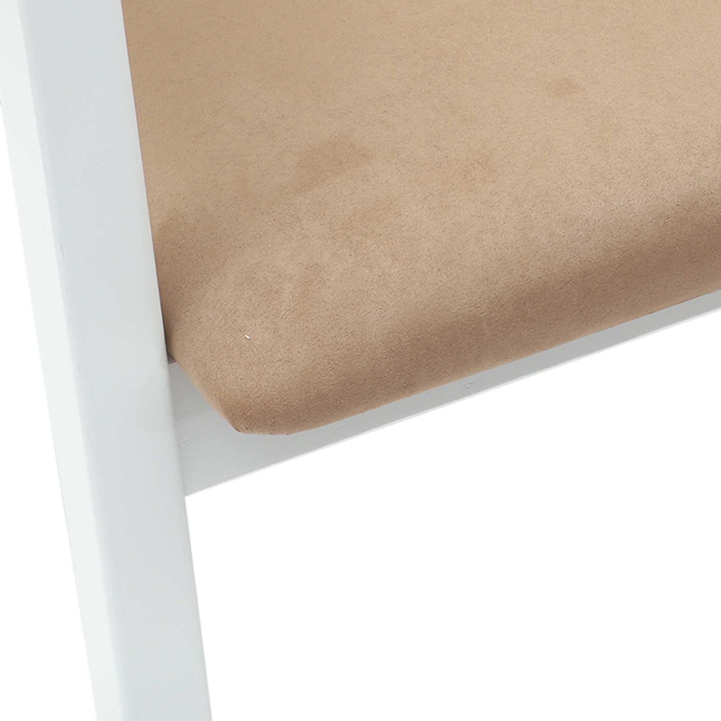 Eettafelstoelen 2 pcs Wit 54 x 57 x 73 cm Massief Rubberhout is nu te koop bij PeponiXL, paradijselijk wonen!