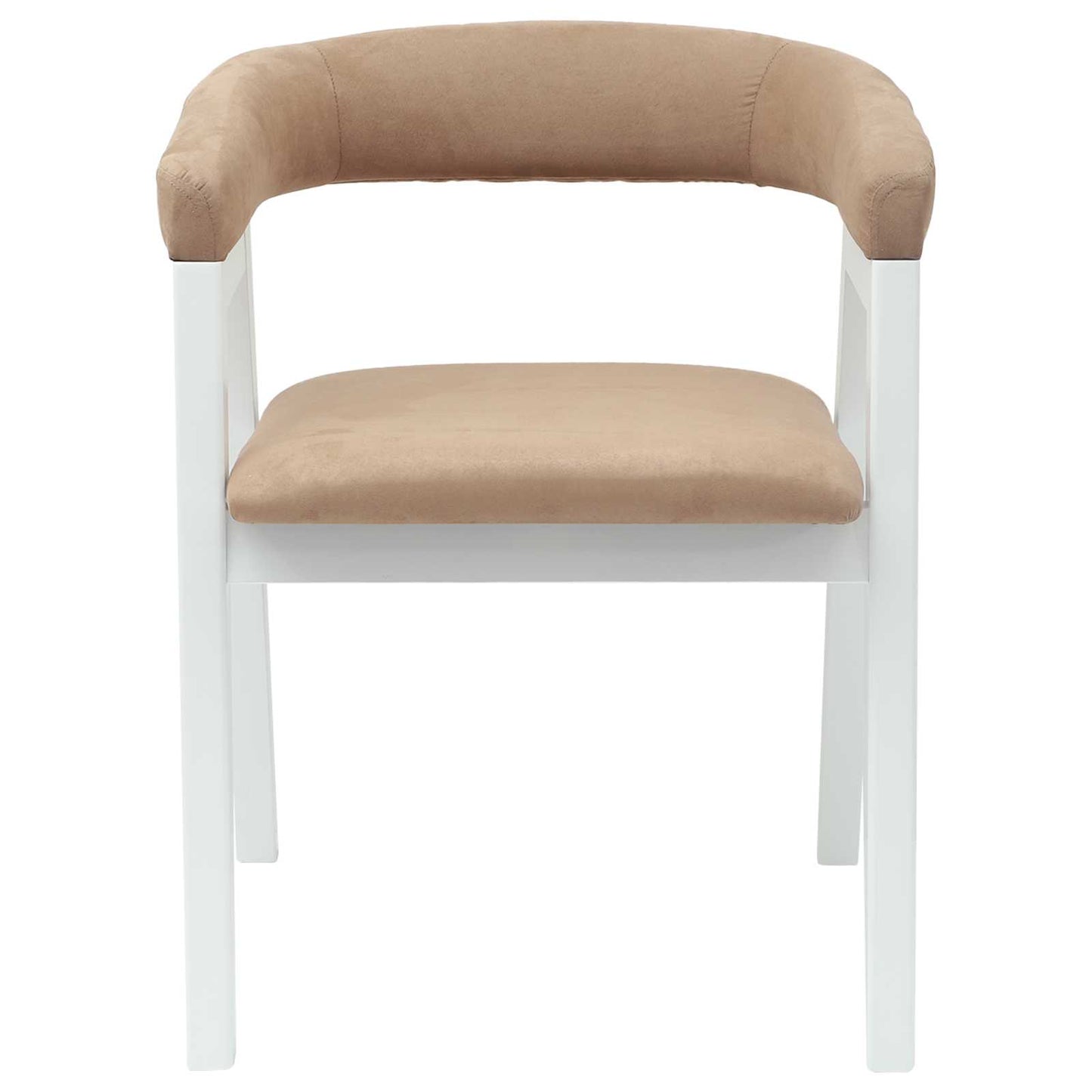 Eettafelstoelen 2 pcs Wit 54 x 57 x 73 cm Massief Rubberhout is nu te koop bij PeponiXL, paradijselijk wonen!