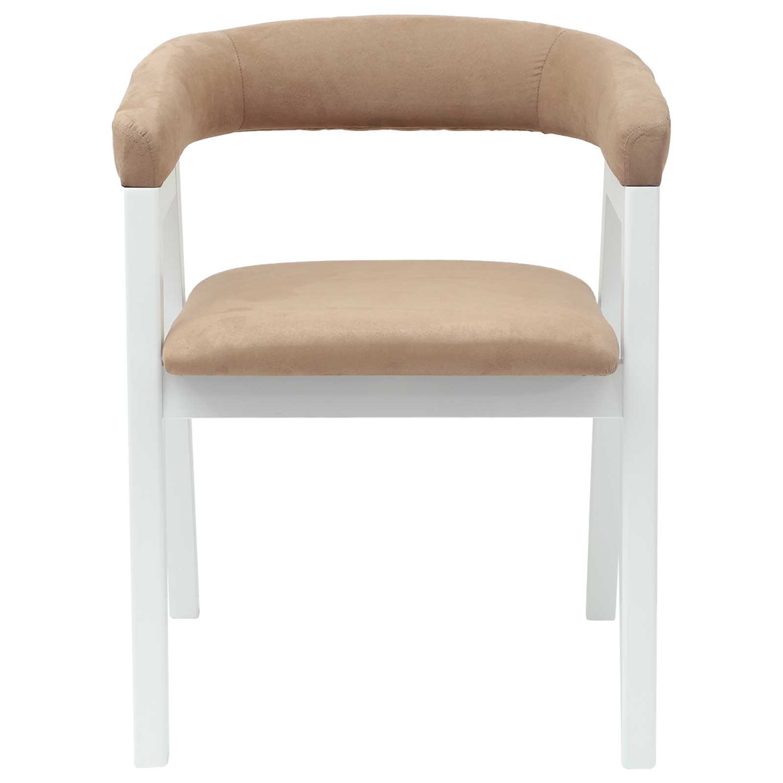 Eettafelstoelen 2 pcs Wit 54 x 57 x 73 cm Massief Rubberhout is nu te koop bij PeponiXL, paradijselijk wonen!