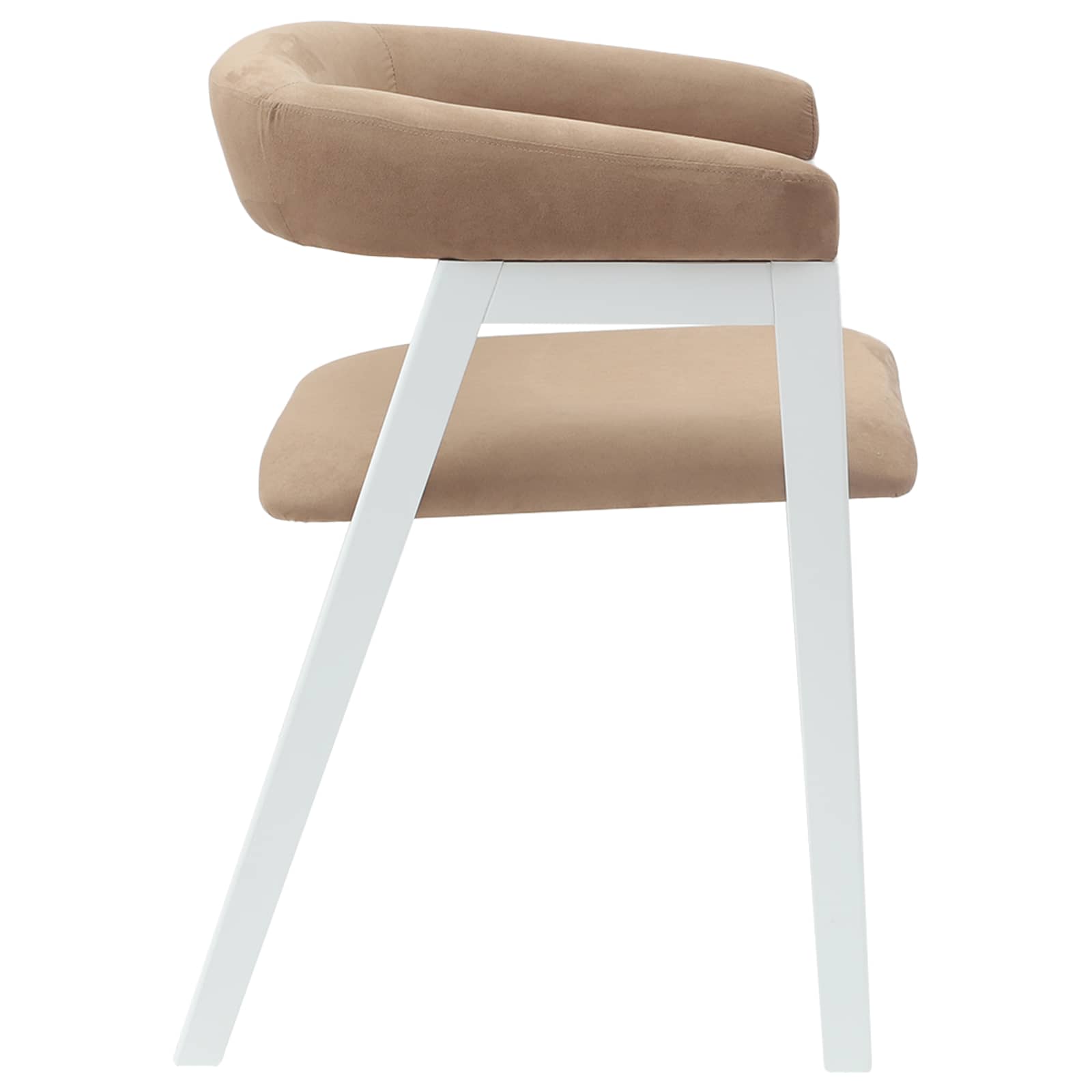 Eettafelstoelen 2 pcs Wit 54 x 57 x 73 cm Massief Rubberhout is nu te koop bij PeponiXL, paradijselijk wonen!