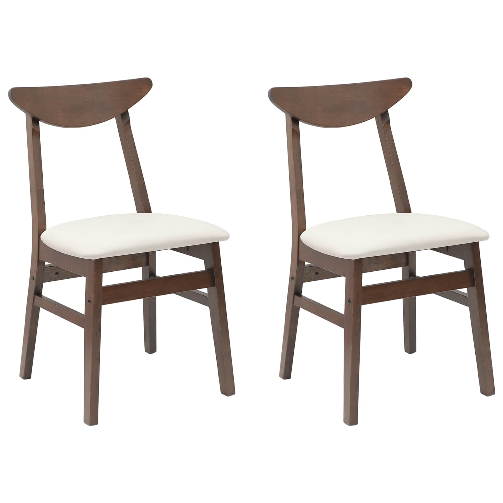 Eettafelstoelen 2 pcs Licht Bruin 42 x 47.5 x 81 cm is nu te koop bij PeponiXL, paradijselijk wonen!