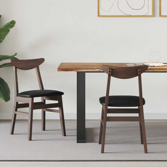 Eettafelstoelen 2 pcs Licht Bruin 42 x 47.5 x 81 cm is nu te koop bij PeponiXL, paradijselijk wonen!