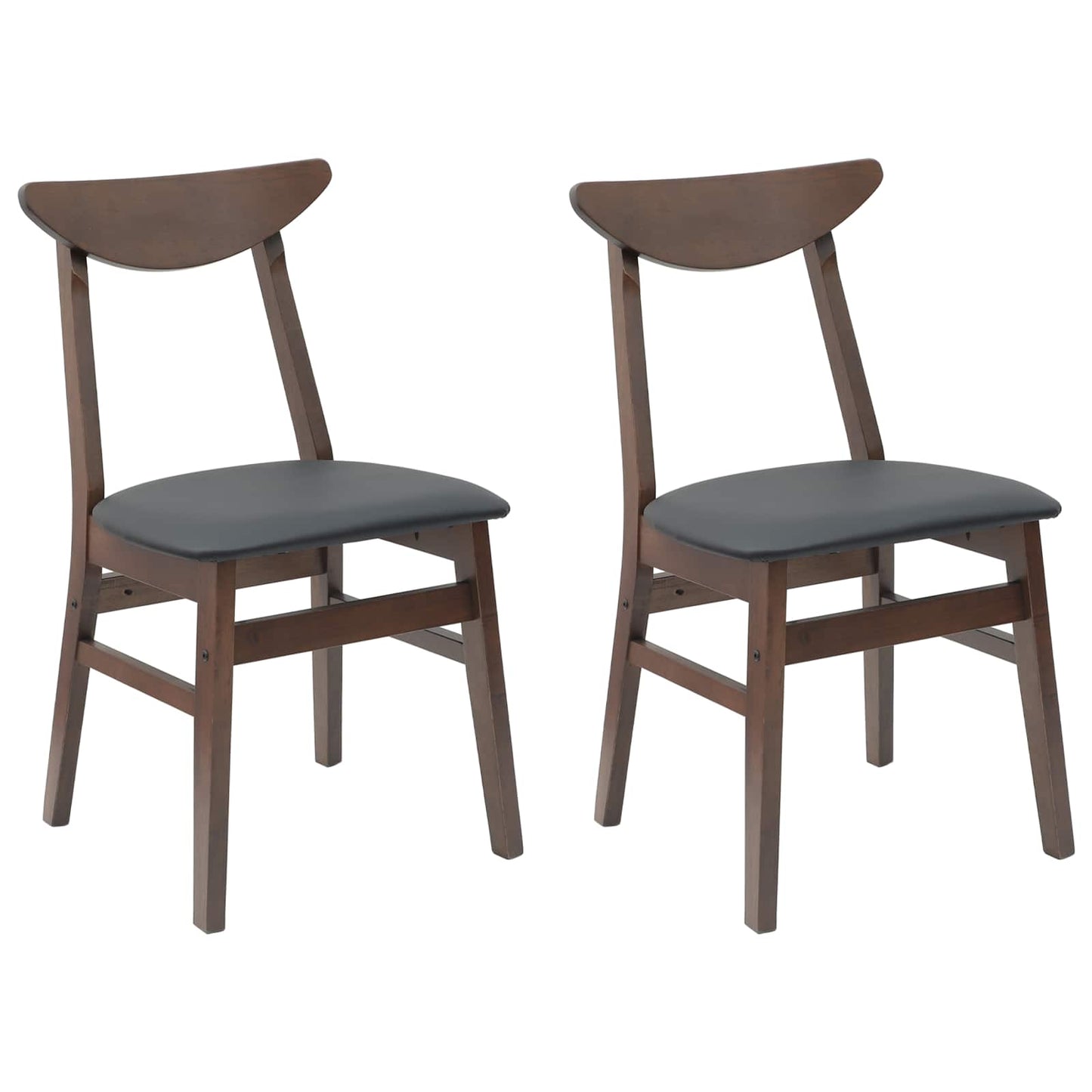 Eettafelstoelen 2 pcs Licht Bruin 42 x 47.5 x 81 cm is nu te koop bij PeponiXL, paradijselijk wonen!