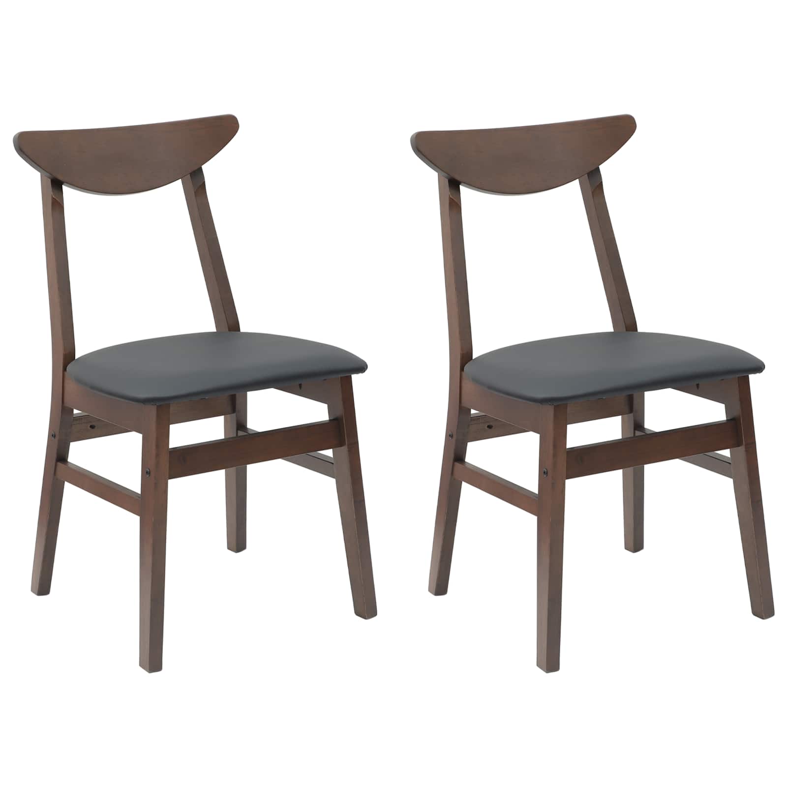 Eettafelstoelen 2 pcs Licht Bruin 42 x 47.5 x 81 cm is nu te koop bij PeponiXL, paradijselijk wonen!