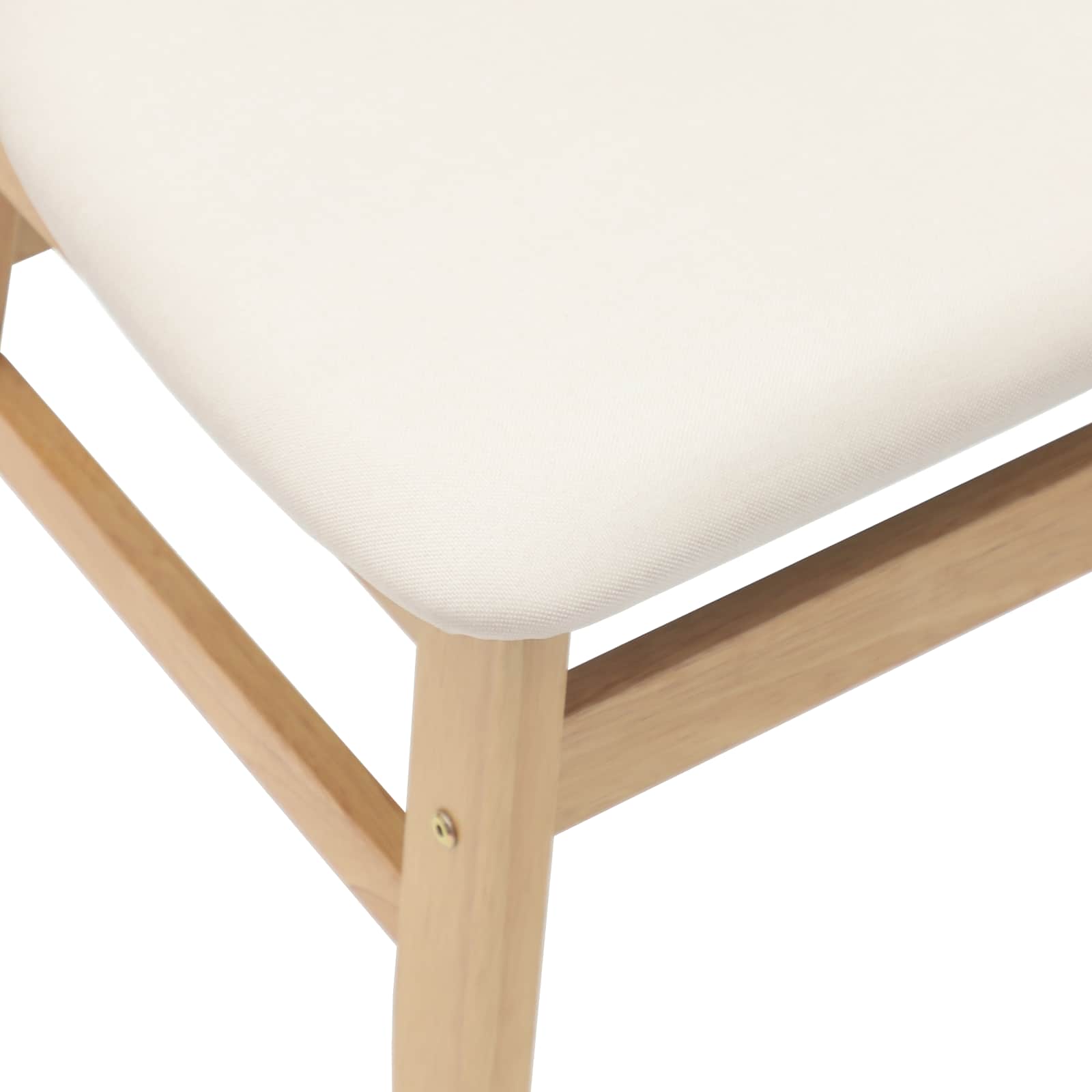 Eettafelstoelen 2 pcs Naturel 42 x 47.5 x 81 cm is nu te koop bij PeponiXL, paradijselijk wonen!