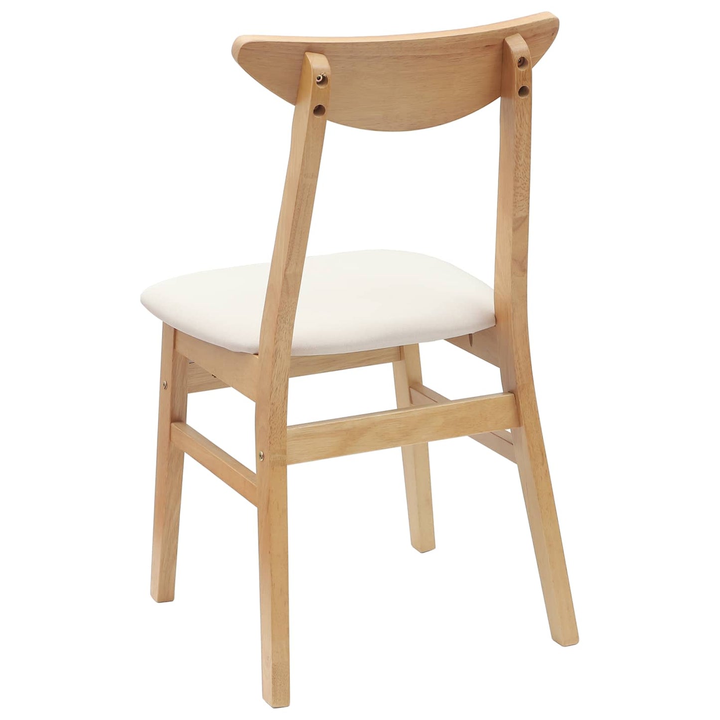 Eettafelstoelen 2 pcs Naturel 42 x 47.5 x 81 cm is nu te koop bij PeponiXL, paradijselijk wonen!