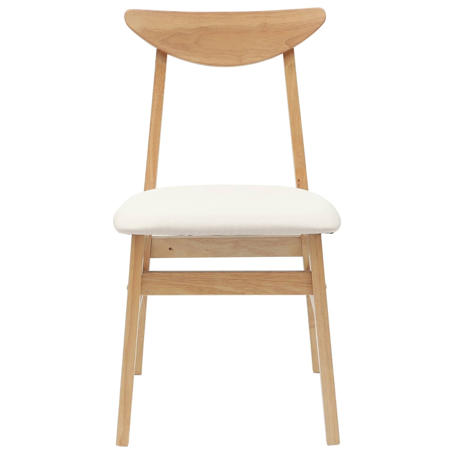 Eettafelstoelen 2 pcs Naturel 42 x 47.5 x 81 cm is nu te koop bij PeponiXL, paradijselijk wonen!