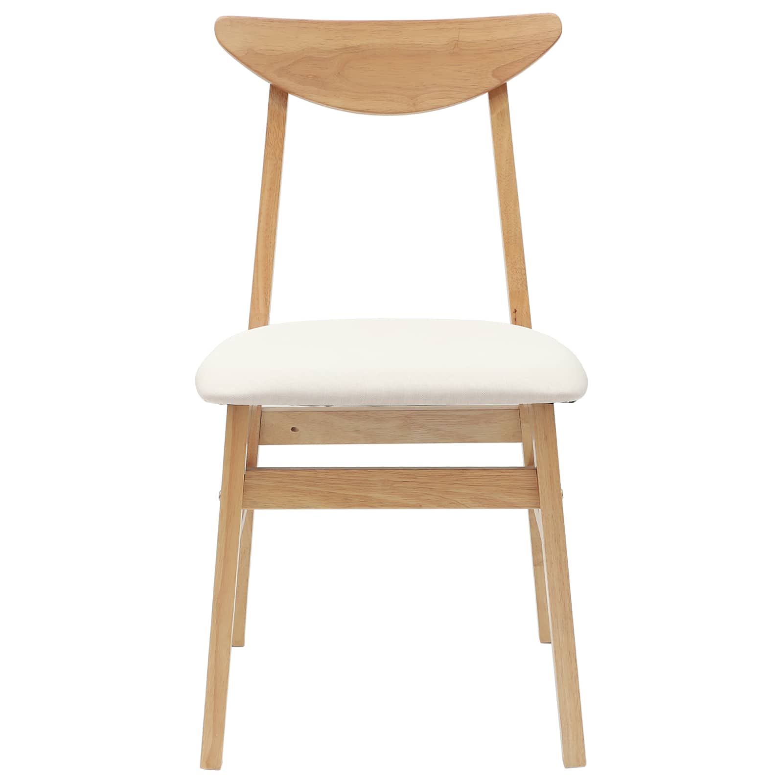 Eettafelstoelen 2 pcs Naturel 42 x 47.5 x 81 cm is nu te koop bij PeponiXL, paradijselijk wonen!