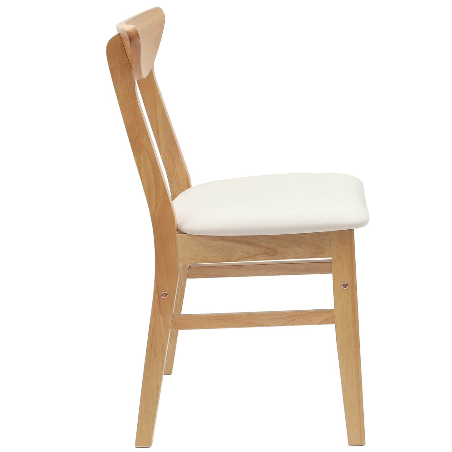 Eettafelstoelen 2 pcs Naturel 42 x 47.5 x 81 cm is nu te koop bij PeponiXL, paradijselijk wonen!