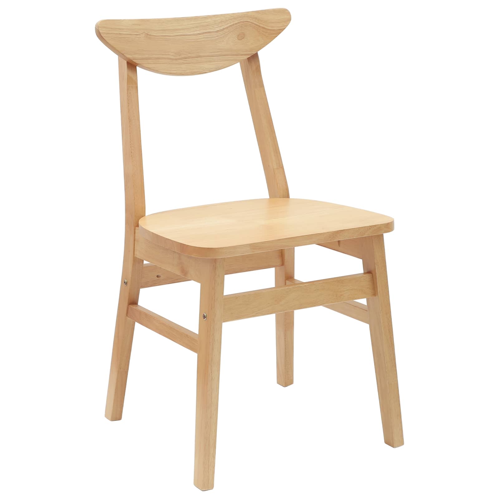 Eettafelstoelen 2 pcs Naturel 42 x 47.5 x 81 cm is nu te koop bij PeponiXL, paradijselijk wonen!