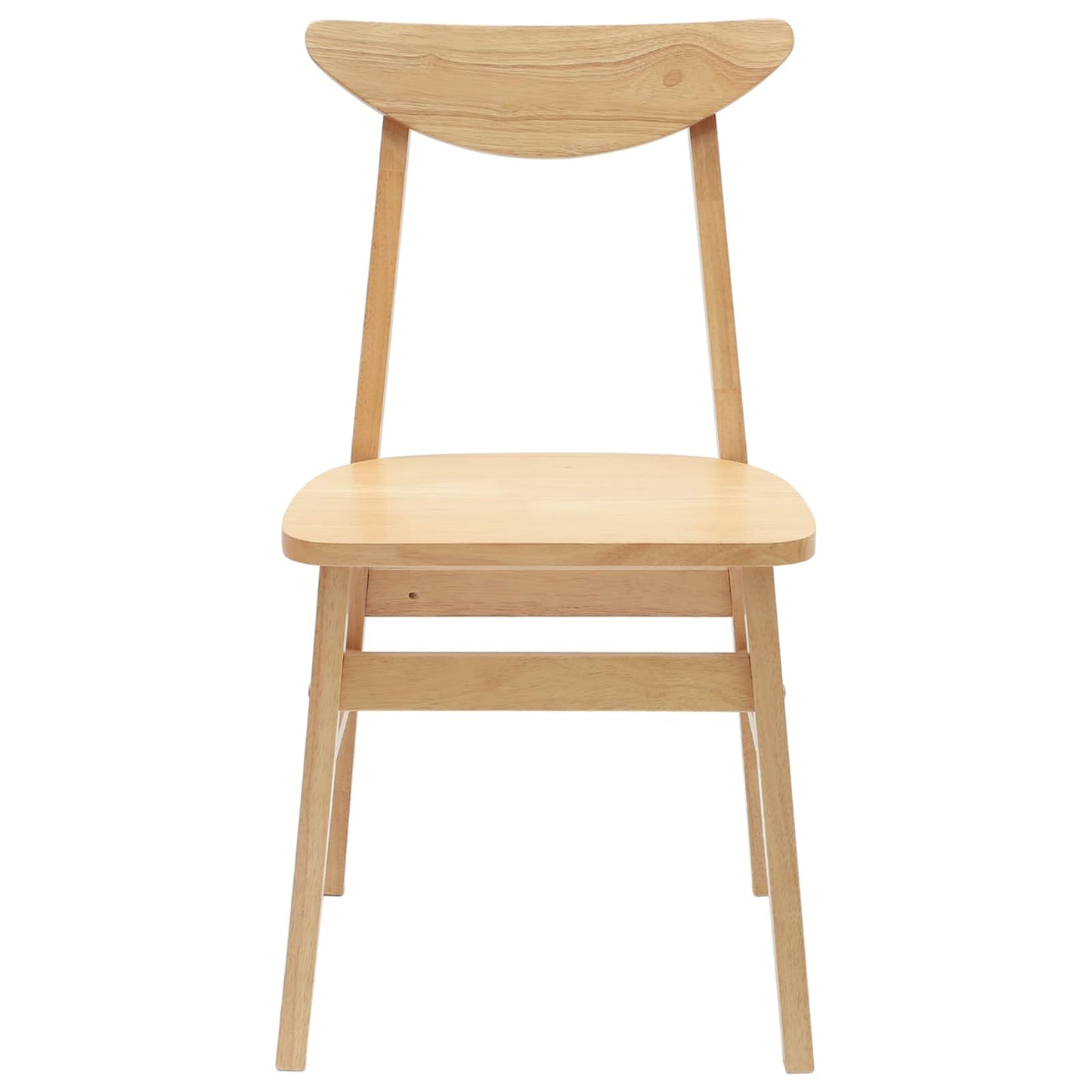 Eettafelstoelen 2 pcs Naturel 42 x 47.5 x 81 cm is nu te koop bij PeponiXL, paradijselijk wonen!