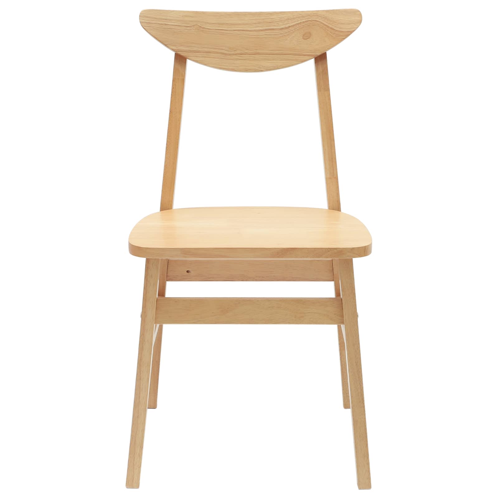 Eettafelstoelen 2 pcs Naturel 42 x 47.5 x 81 cm is nu te koop bij PeponiXL, paradijselijk wonen!