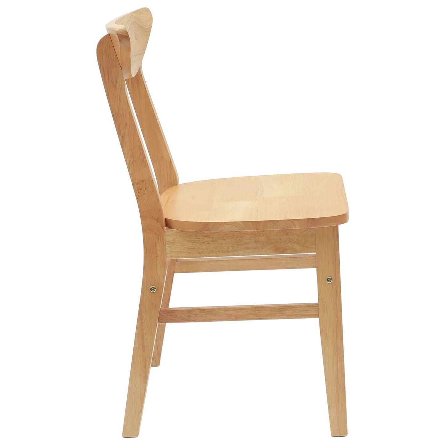 Eettafelstoelen 2 pcs Naturel 42 x 47.5 x 81 cm is nu te koop bij PeponiXL, paradijselijk wonen!