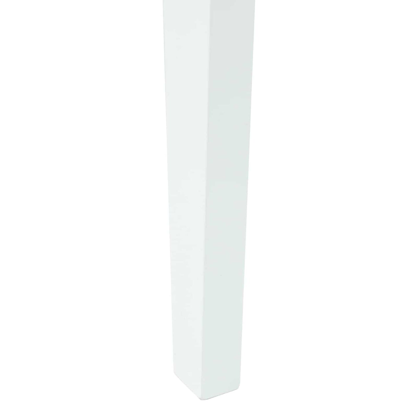 Eettafelstoelen 2 pcs Wit 42 x 47.5 x 81 cm Massief Rubberhout is nu te koop bij PeponiXL, paradijselijk wonen!