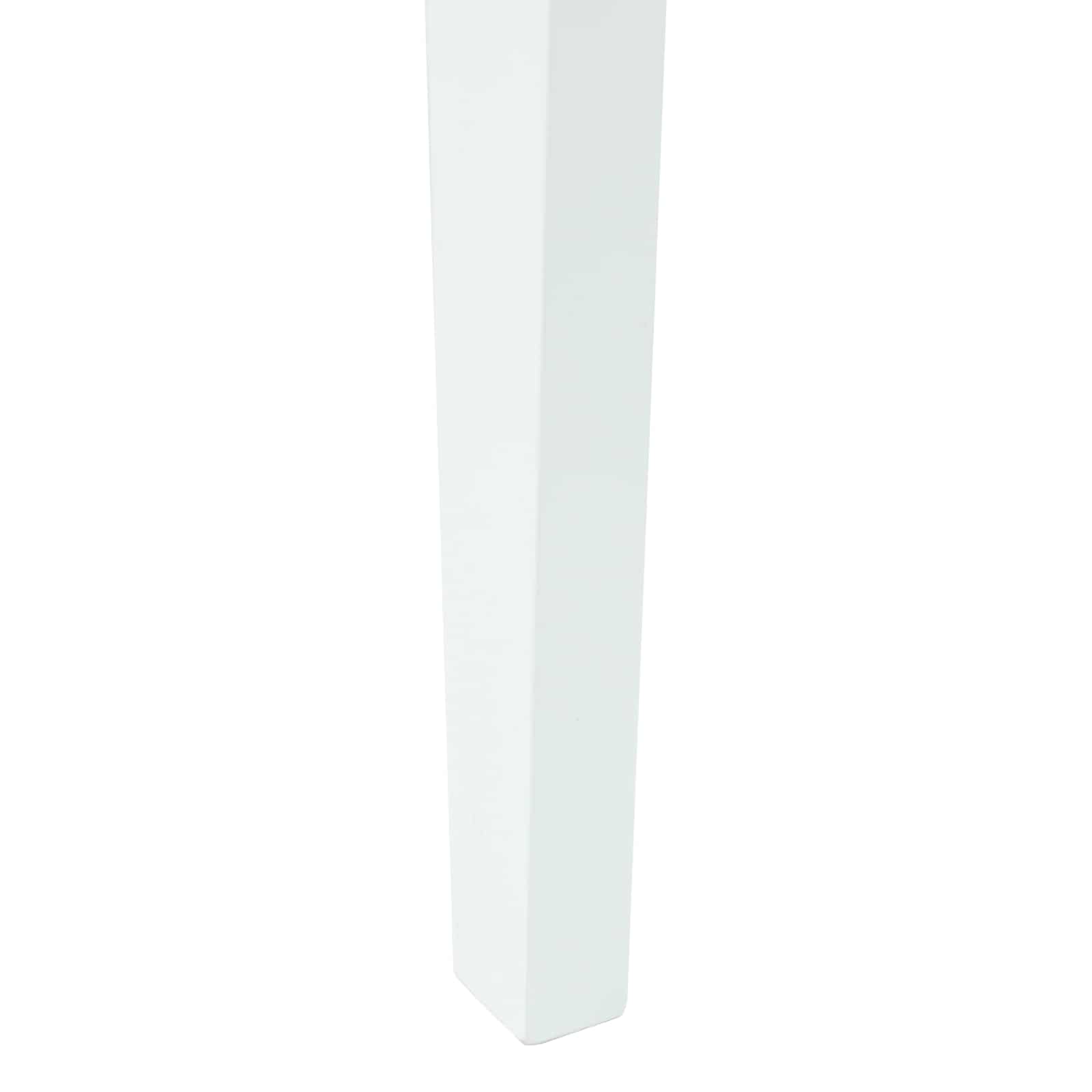 Eettafelstoelen 2 pcs Wit 42 x 47.5 x 81 cm Massief Rubberhout is nu te koop bij PeponiXL, paradijselijk wonen!