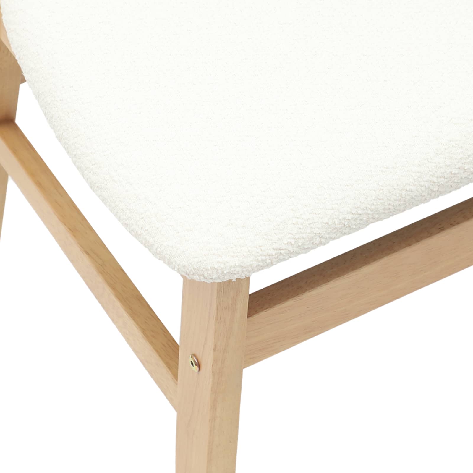 Eettafelstoelen 2 pcs Naturel 42 x 47.5 x 81 cm is nu te koop bij PeponiXL, paradijselijk wonen!