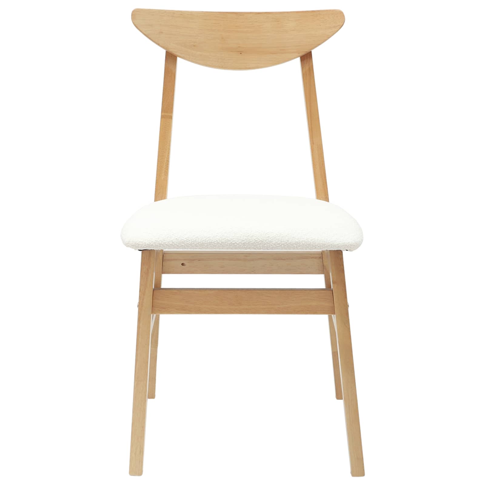 Eettafelstoelen 2 pcs Naturel 42 x 47.5 x 81 cm is nu te koop bij PeponiXL, paradijselijk wonen!