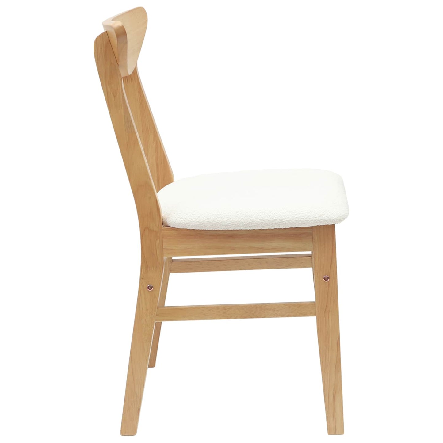 Eettafelstoelen 2 pcs Naturel 42 x 47.5 x 81 cm is nu te koop bij PeponiXL, paradijselijk wonen!