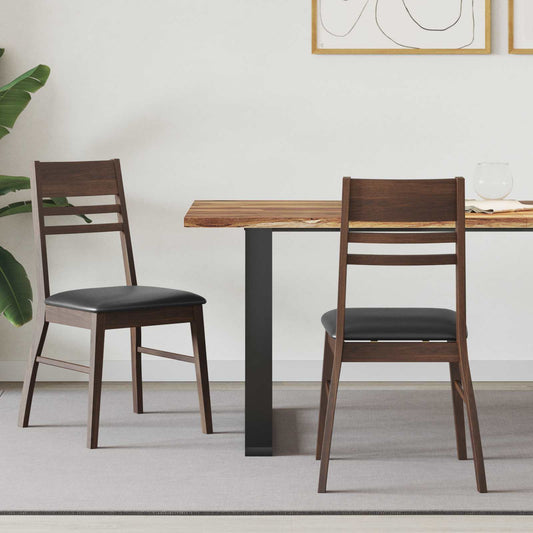 Eettafelstoelen 2 pcs Licht Bruin 43 x 54 x 89 cm is nu te koop bij PeponiXL, paradijselijk wonen!