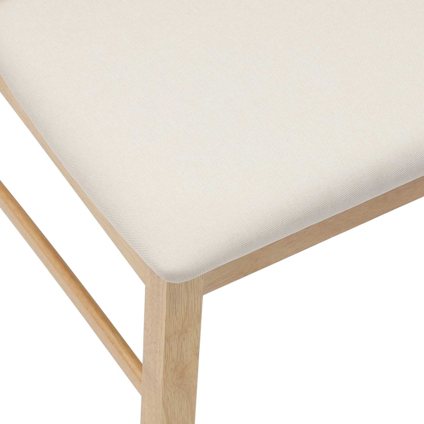 Eettafelstoelen 2 pcs Naturel 43 x 54 x 89 cm is nu te koop bij PeponiXL, paradijselijk wonen!