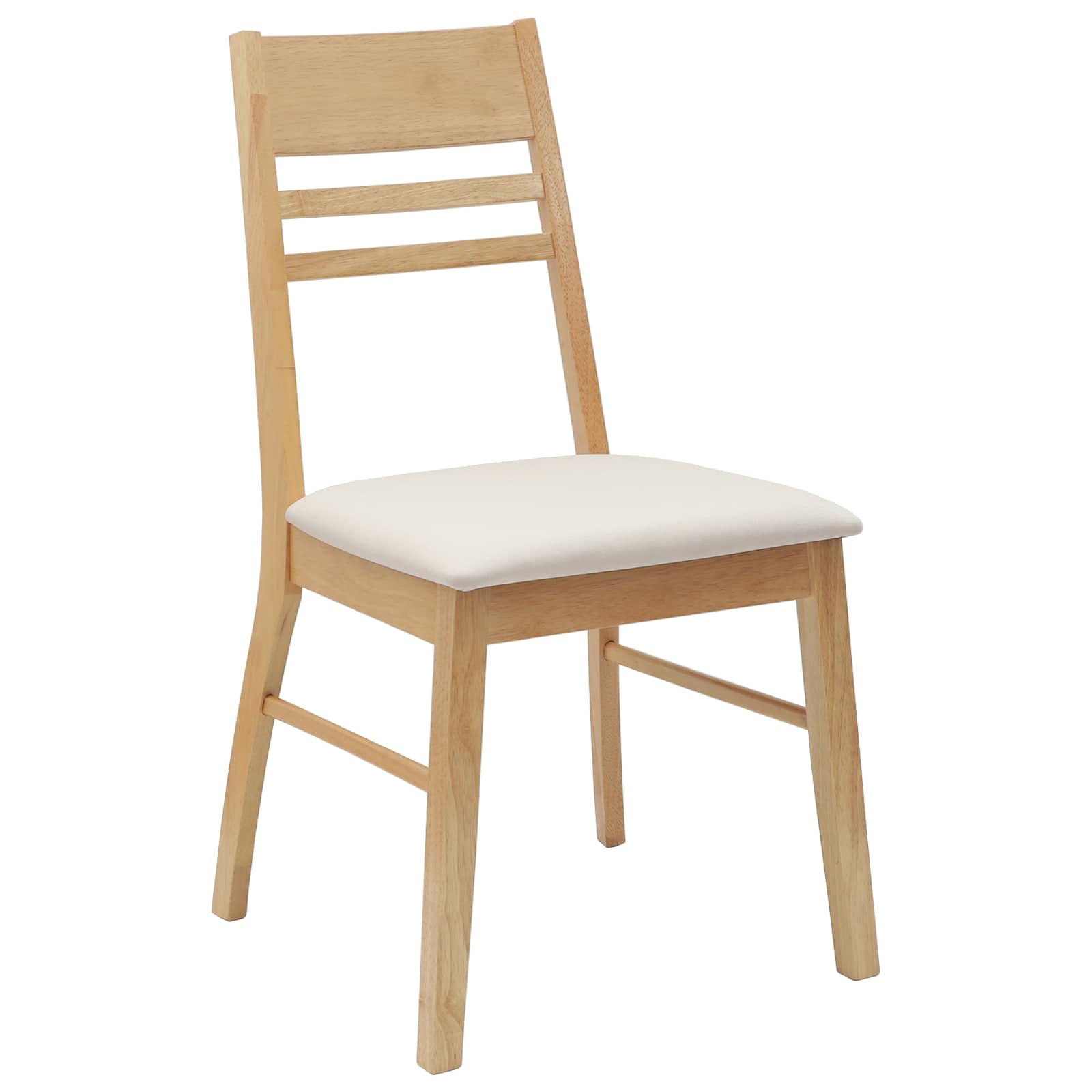 Eettafelstoelen 2 pcs Naturel 43 x 54 x 89 cm is nu te koop bij PeponiXL, paradijselijk wonen!