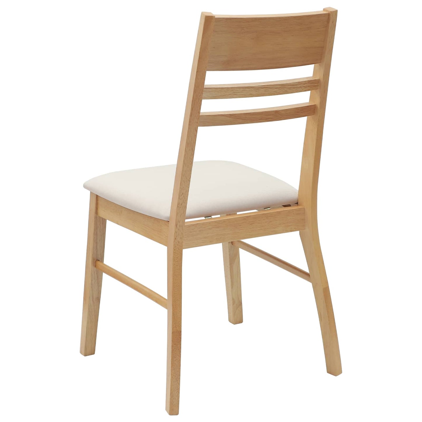 Eettafelstoelen 2 pcs Naturel 43 x 54 x 89 cm is nu te koop bij PeponiXL, paradijselijk wonen!