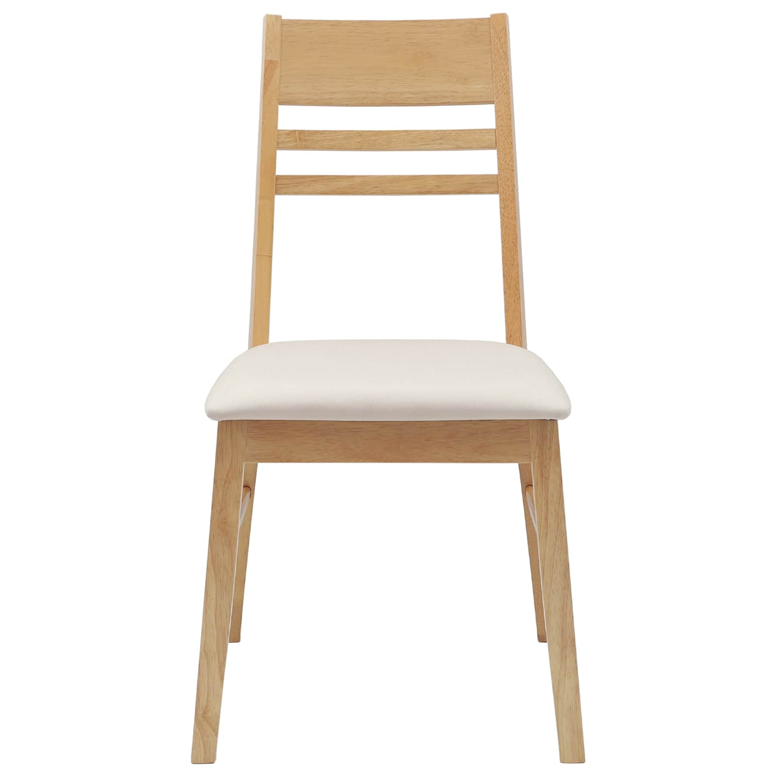 Eettafelstoelen 2 pcs Naturel 43 x 54 x 89 cm is nu te koop bij PeponiXL, paradijselijk wonen!