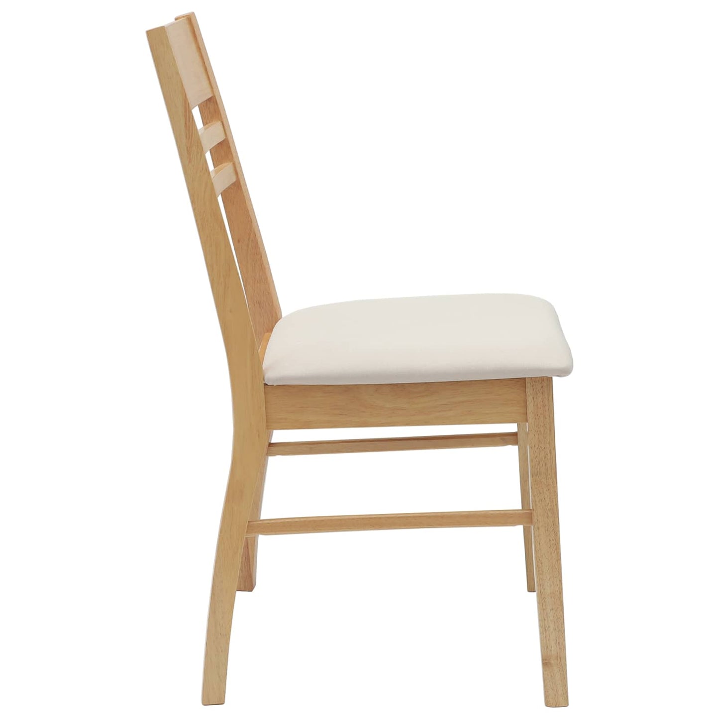 Eettafelstoelen 2 pcs Naturel 43 x 54 x 89 cm is nu te koop bij PeponiXL, paradijselijk wonen!