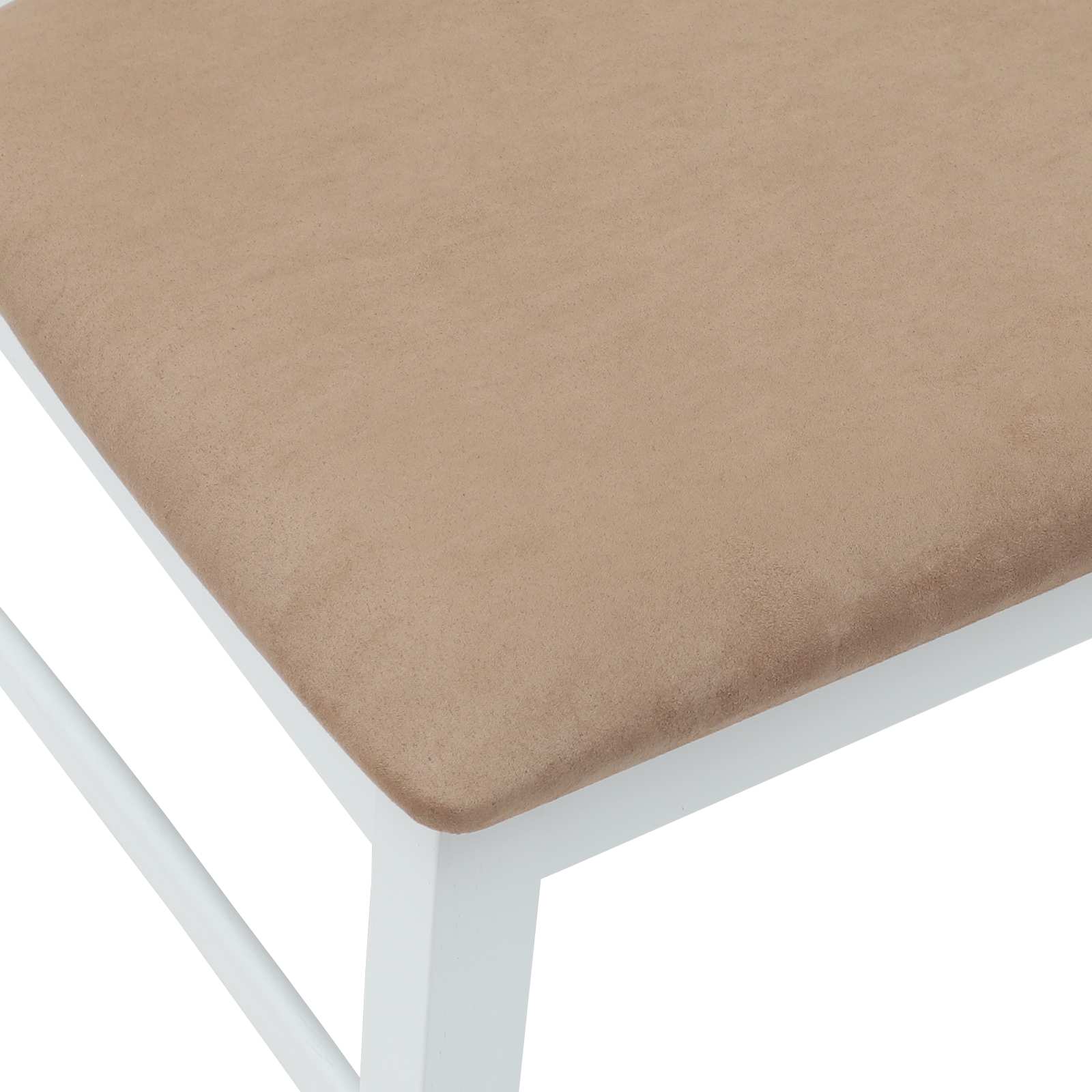 Eettafelstoelen 2 pcs Wit 43 x 54 x 89 cm Massief Rubberhout is nu te koop bij PeponiXL, paradijselijk wonen!