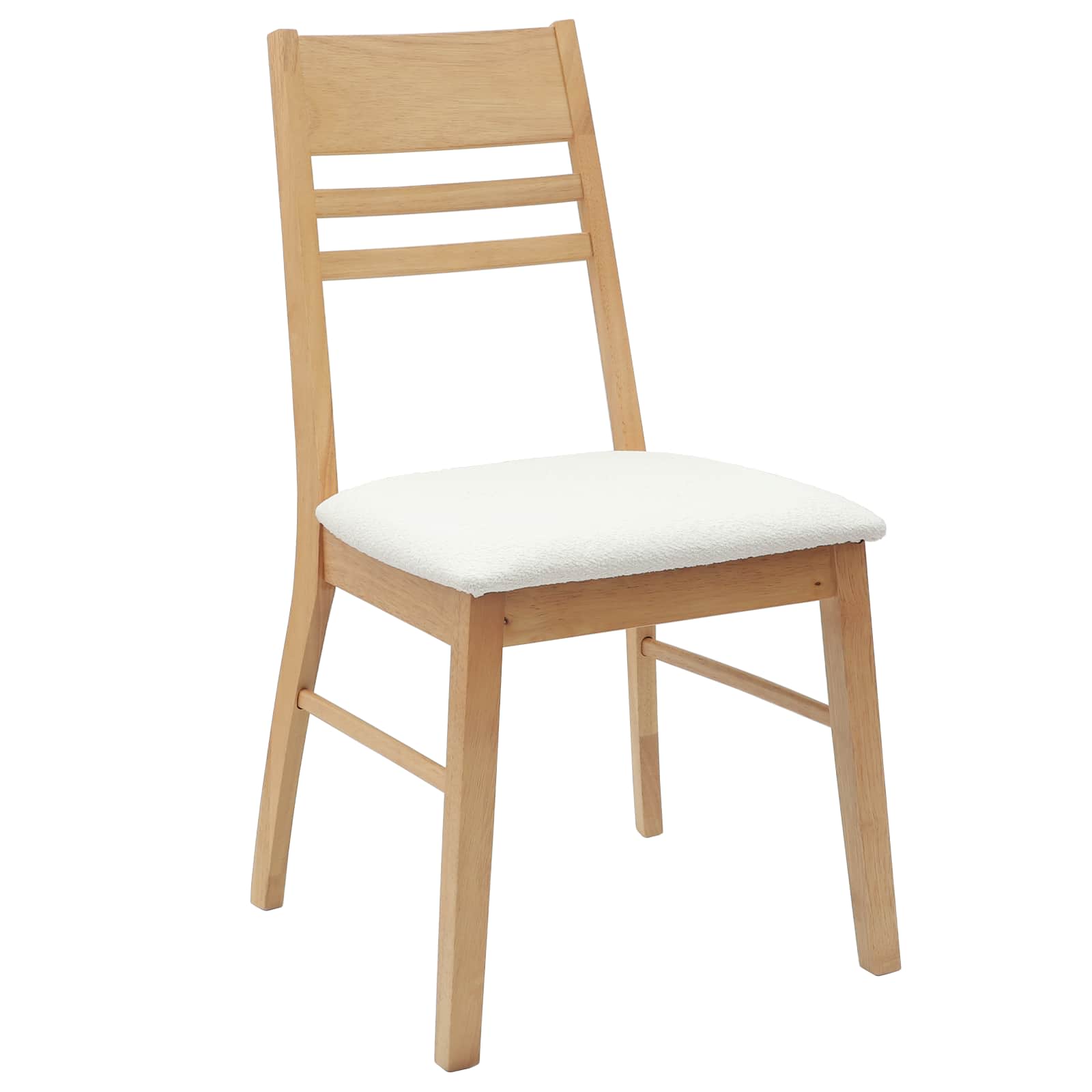 Eettafelstoelen 2 pcs Naturel 43 x 54 x 89 cm is nu te koop bij PeponiXL, paradijselijk wonen!
