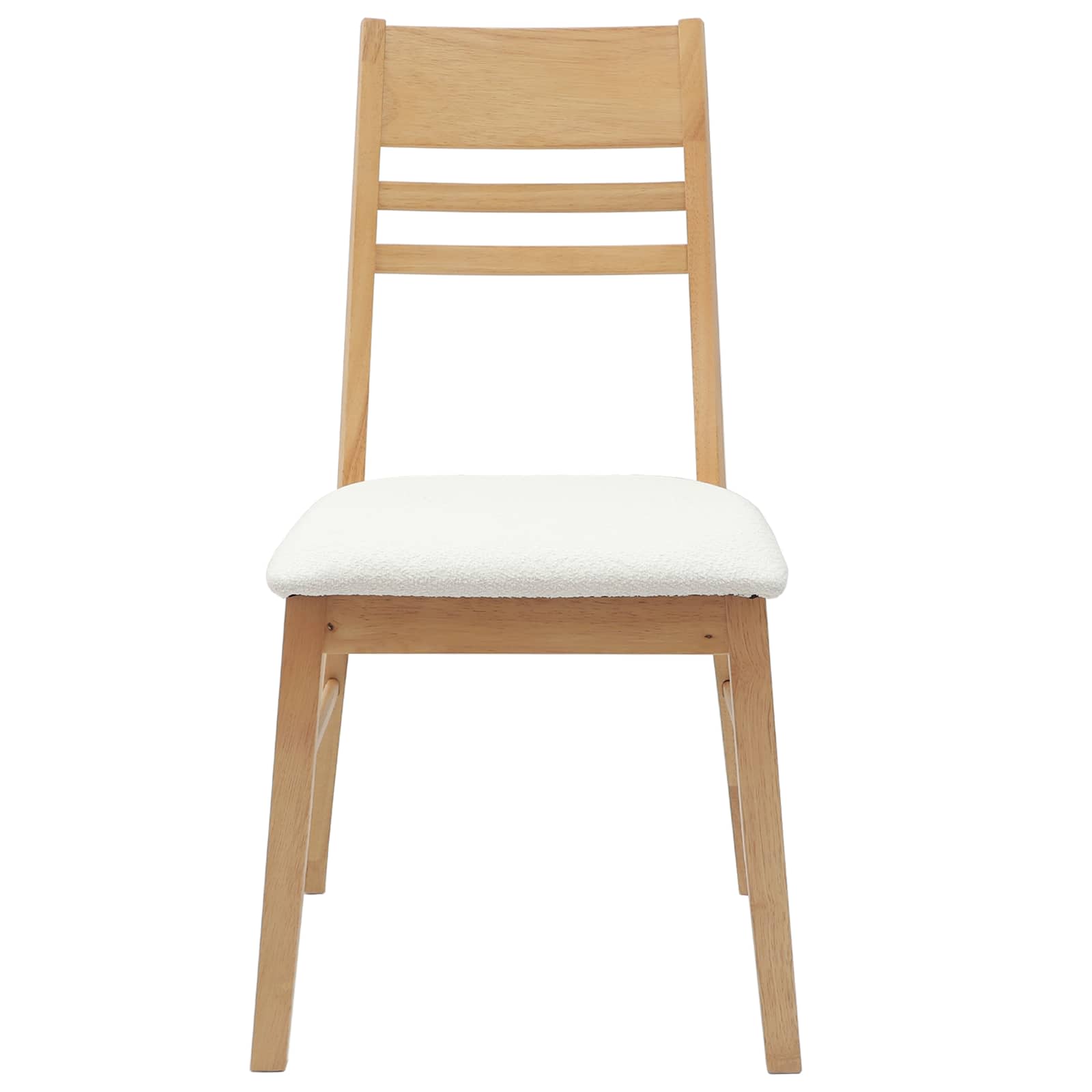 Eettafelstoelen 2 pcs Naturel 43 x 54 x 89 cm is nu te koop bij PeponiXL, paradijselijk wonen!