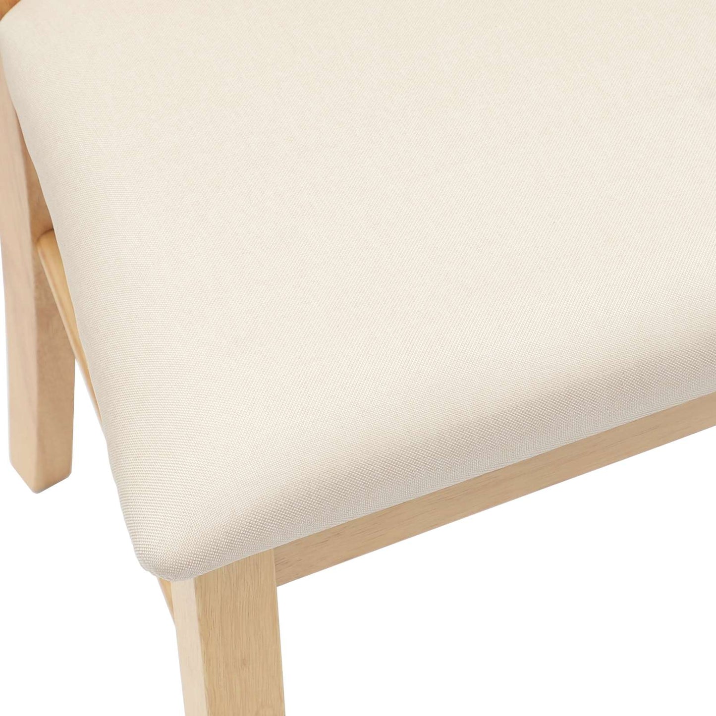 Eettafelstoelen 2 pcs Naturel 50 x 52,5 x 91 cm is nu te koop bij PeponiXL, paradijselijk wonen!
