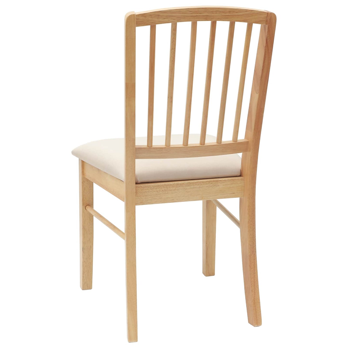 Eettafelstoelen 2 pcs Naturel 50 x 52,5 x 91 cm is nu te koop bij PeponiXL, paradijselijk wonen!