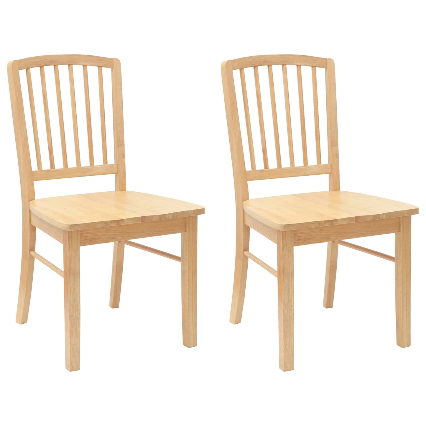 Eettafelstoelen 2 pcs Naturel 50 x 52,5 x 91 cm is nu te koop bij PeponiXL, paradijselijk wonen!