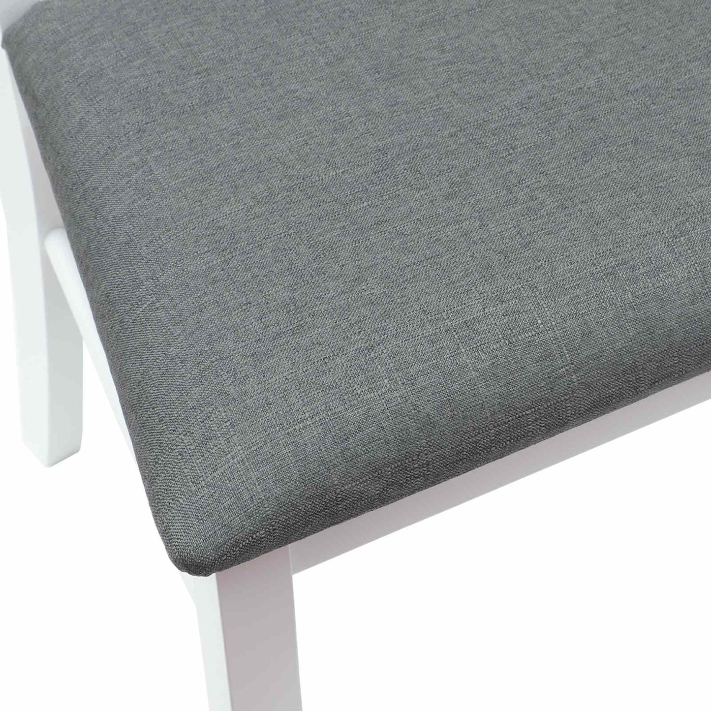 Eettafelstoelen 2 pcs Wit 50 x 52,5 x 91 cm Massief Rubberhout is nu te koop bij PeponiXL, paradijselijk wonen!