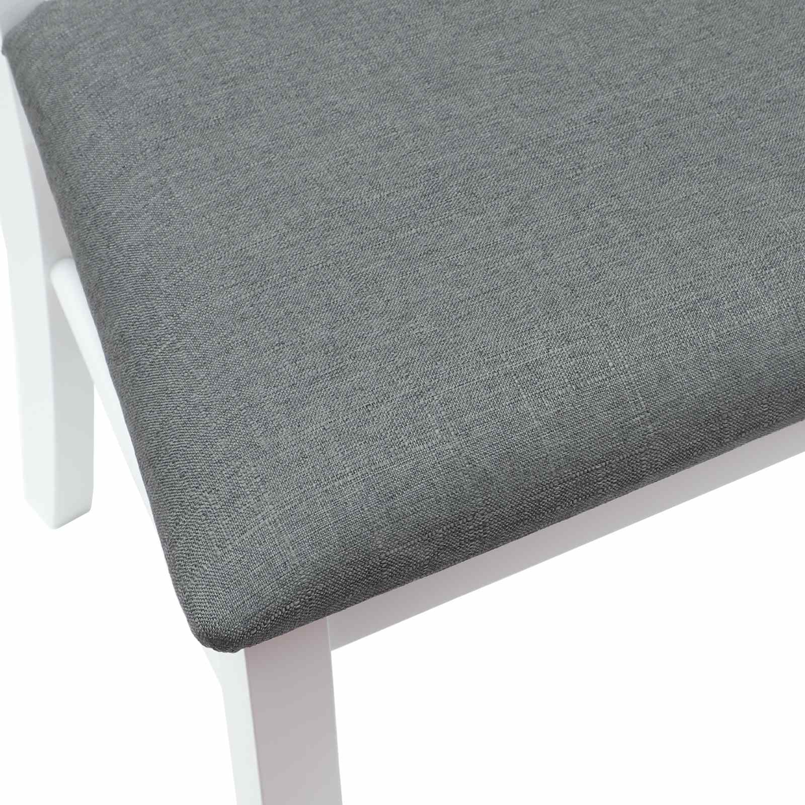 Eettafelstoelen 2 pcs Wit 50 x 52,5 x 91 cm Massief Rubberhout is nu te koop bij PeponiXL, paradijselijk wonen!