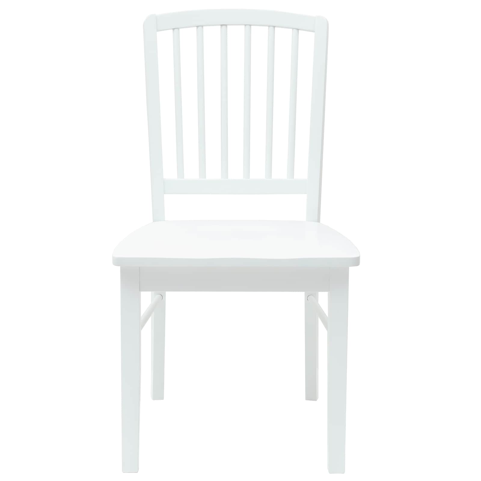 Eettafelstoelen 2 pcs Wit 50 x 52,5 x 91 cm Massief Rubberhout is nu te koop bij PeponiXL, paradijselijk wonen!