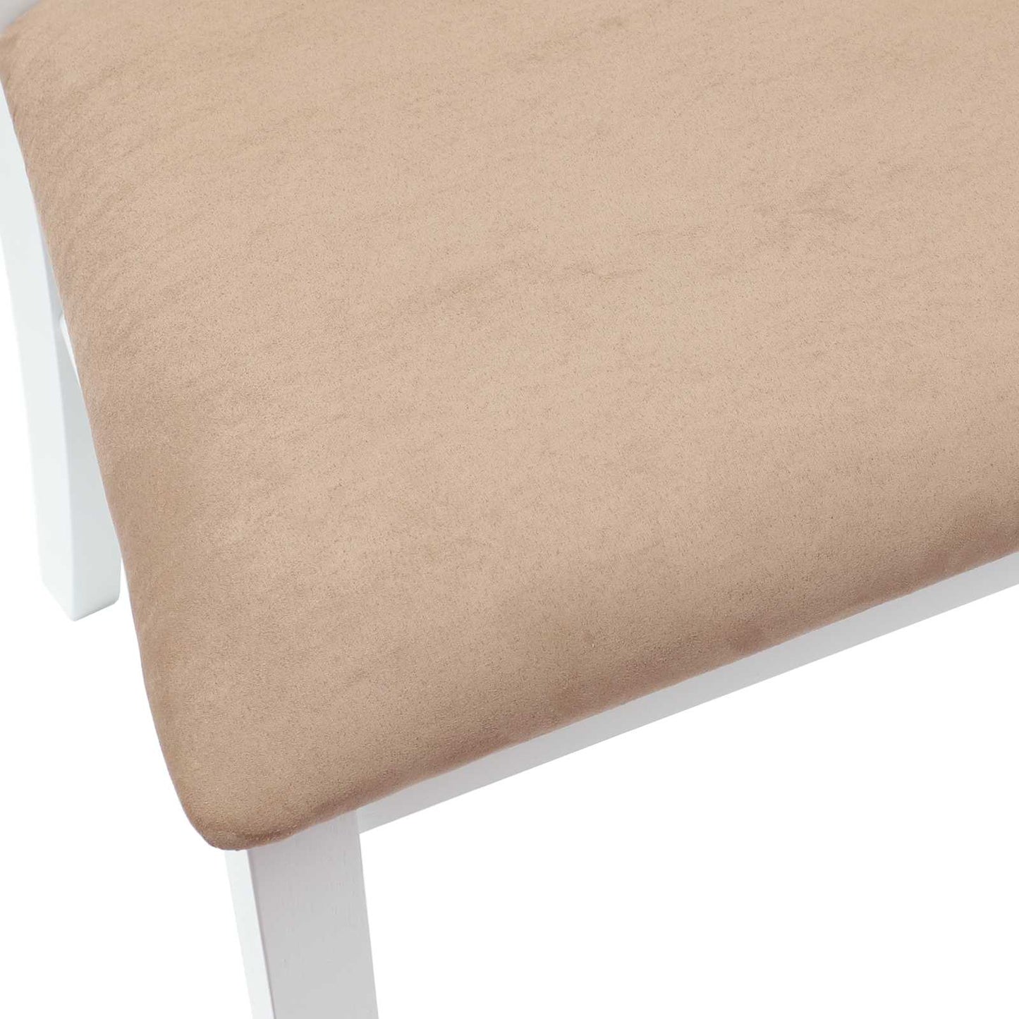 Eettafelstoelen 2 pcs Wit 50 x 52,5 x 91 cm Massief Rubberhout is nu te koop bij PeponiXL, paradijselijk wonen!