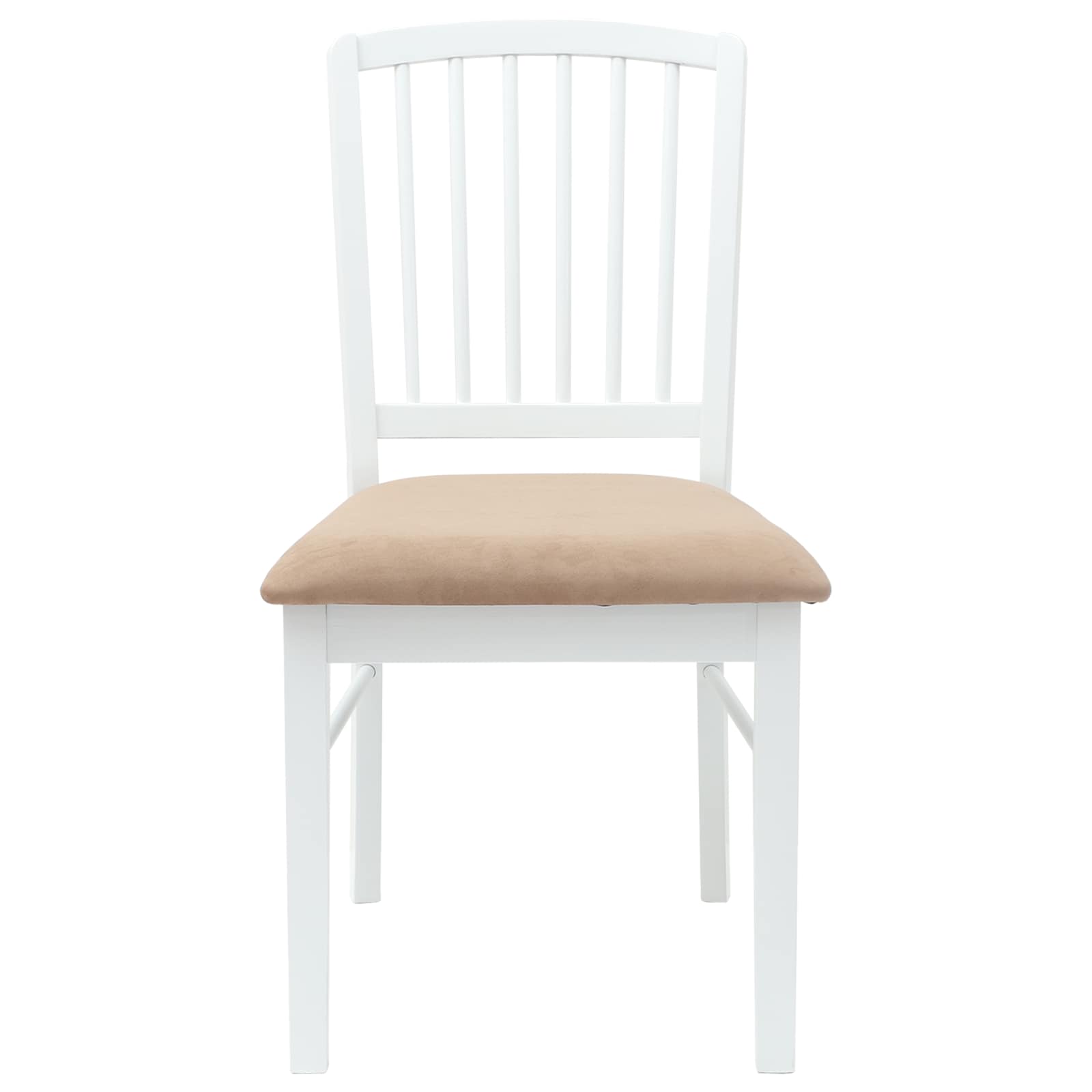 Eettafelstoelen 2 pcs Wit 50 x 52,5 x 91 cm Massief Rubberhout is nu te koop bij PeponiXL, paradijselijk wonen!