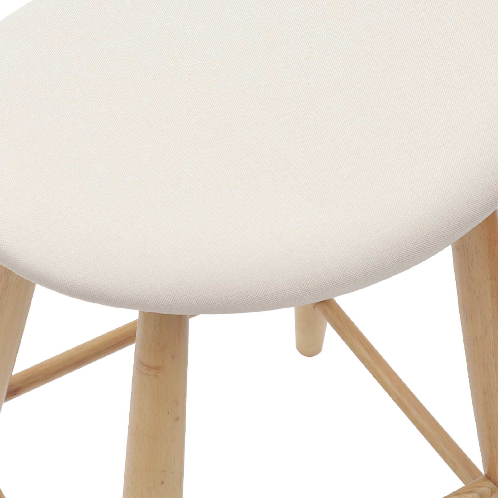 Eettafelstoelen 2 pcs Naturel 46 x 37 x 63 cm is nu te koop bij PeponiXL, paradijselijk wonen!