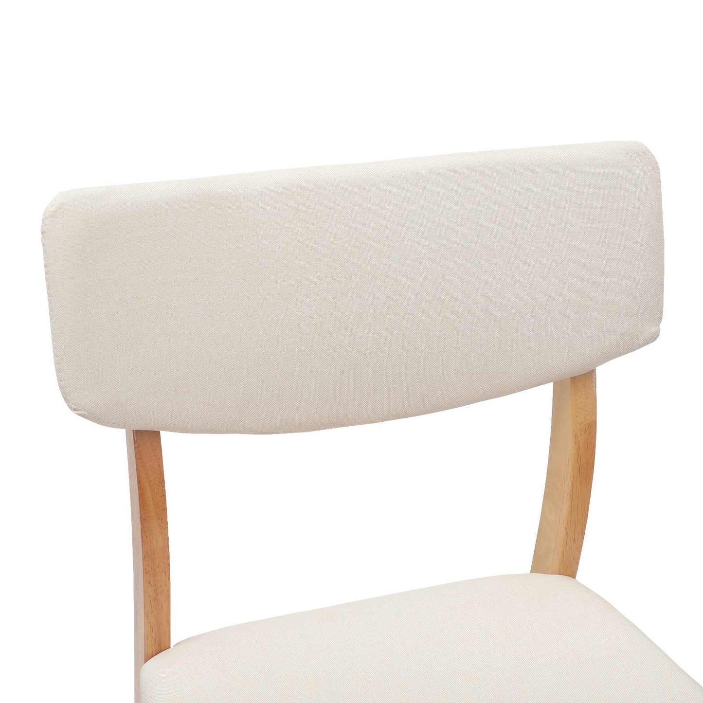 Eettafelstoelen 2 pcs Naturel 48 x 49 x 95 cm is nu te koop bij PeponiXL, paradijselijk wonen!