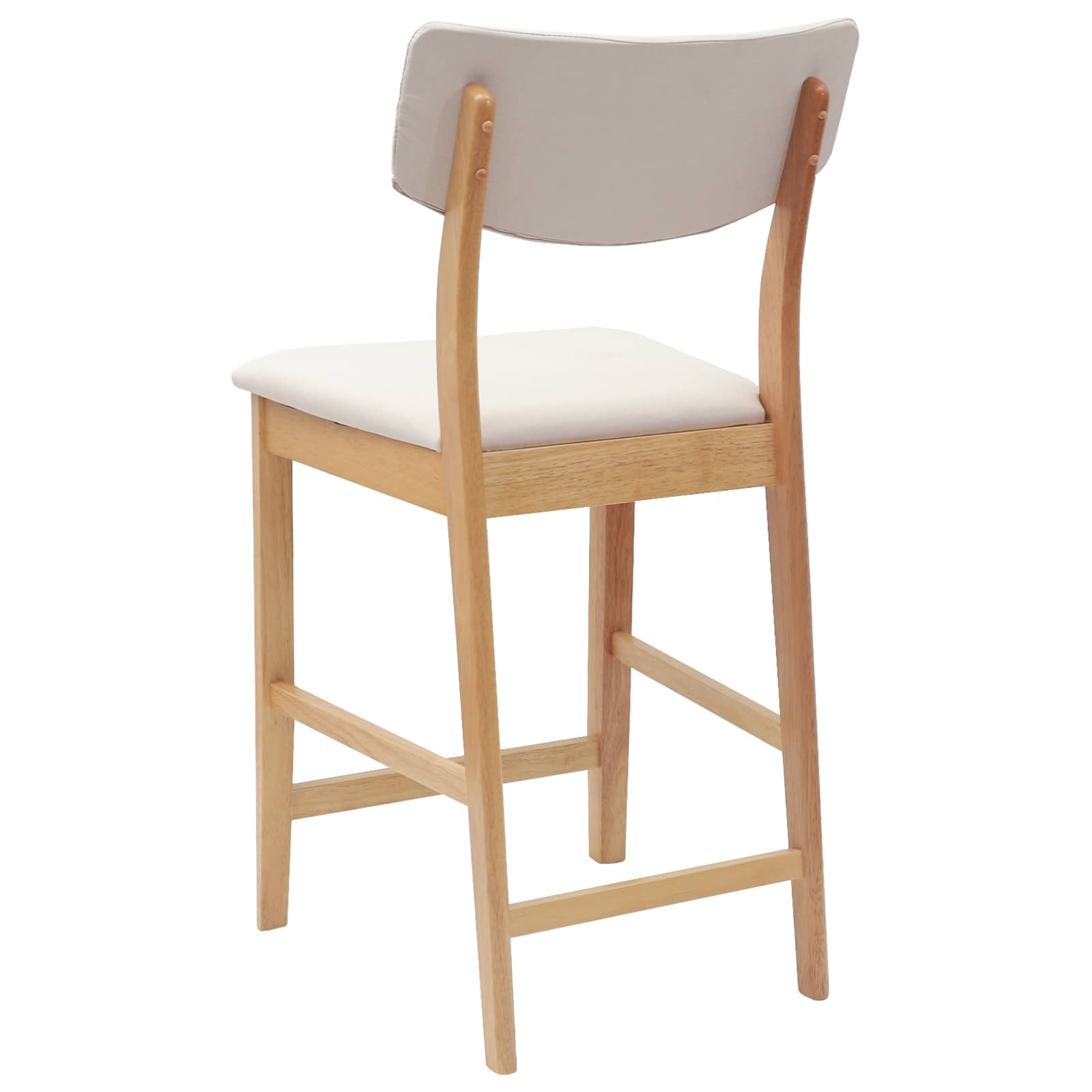 Eettafelstoelen 2 pcs Naturel 48 x 49 x 95 cm is nu te koop bij PeponiXL, paradijselijk wonen!