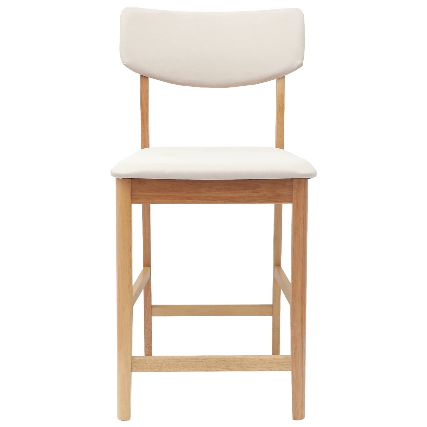 Eettafelstoelen 2 pcs Naturel 48 x 49 x 95 cm is nu te koop bij PeponiXL, paradijselijk wonen!