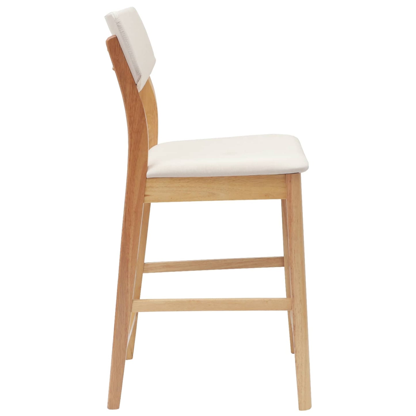 Eettafelstoelen 2 pcs Naturel 48 x 49 x 95 cm is nu te koop bij PeponiXL, paradijselijk wonen!