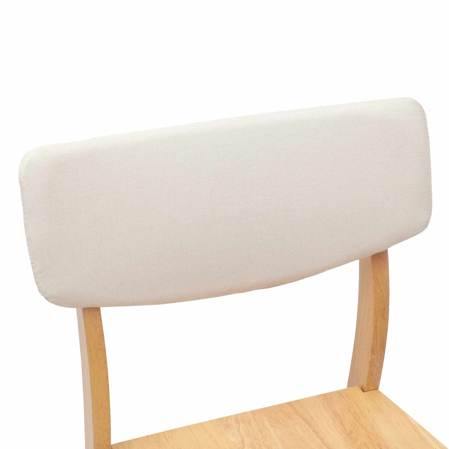 Eettafelstoelen 2 pcs Naturel 48 x 49 x 95 cm is nu te koop bij PeponiXL, paradijselijk wonen!