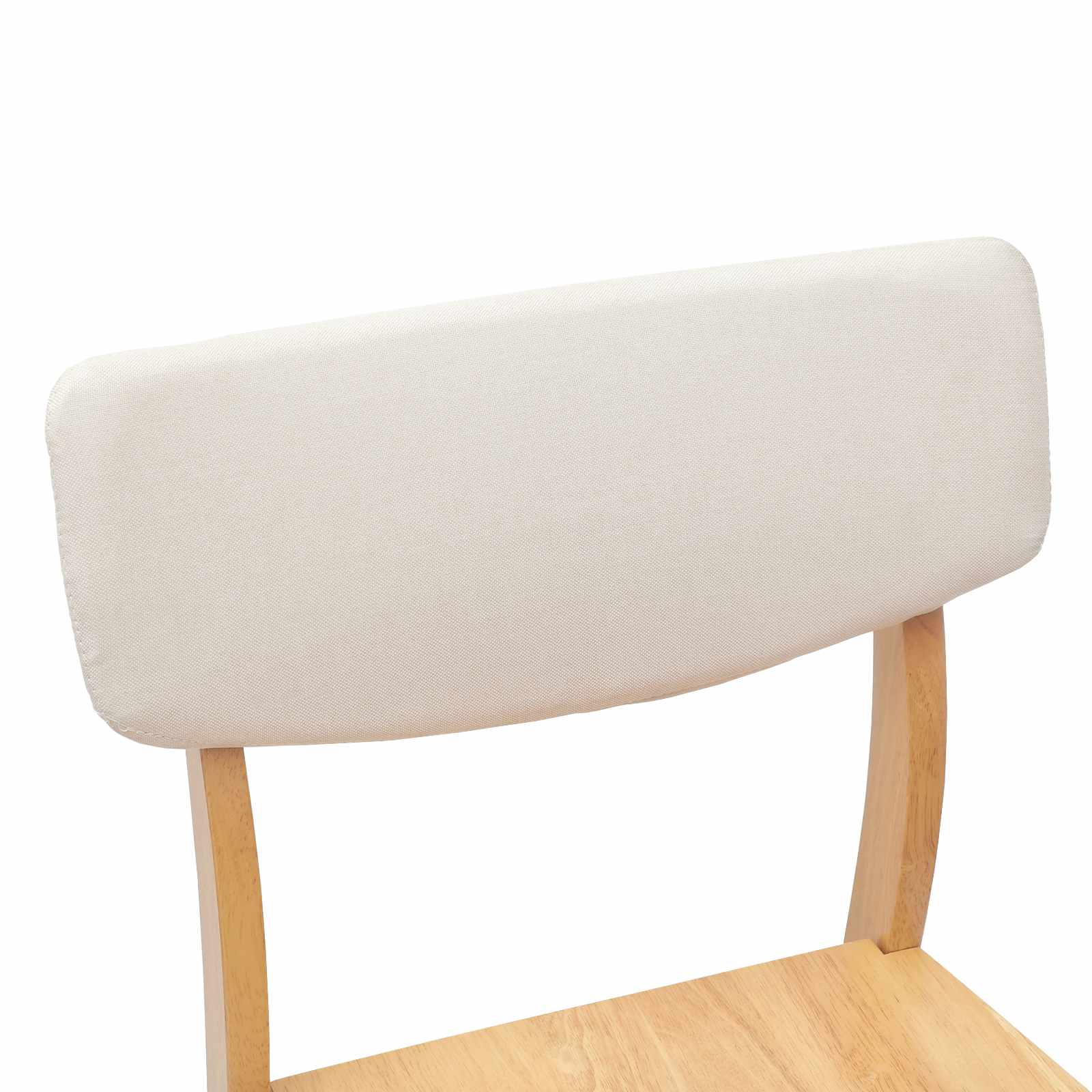 Eettafelstoelen 2 pcs Naturel 48 x 49 x 95 cm is nu te koop bij PeponiXL, paradijselijk wonen!